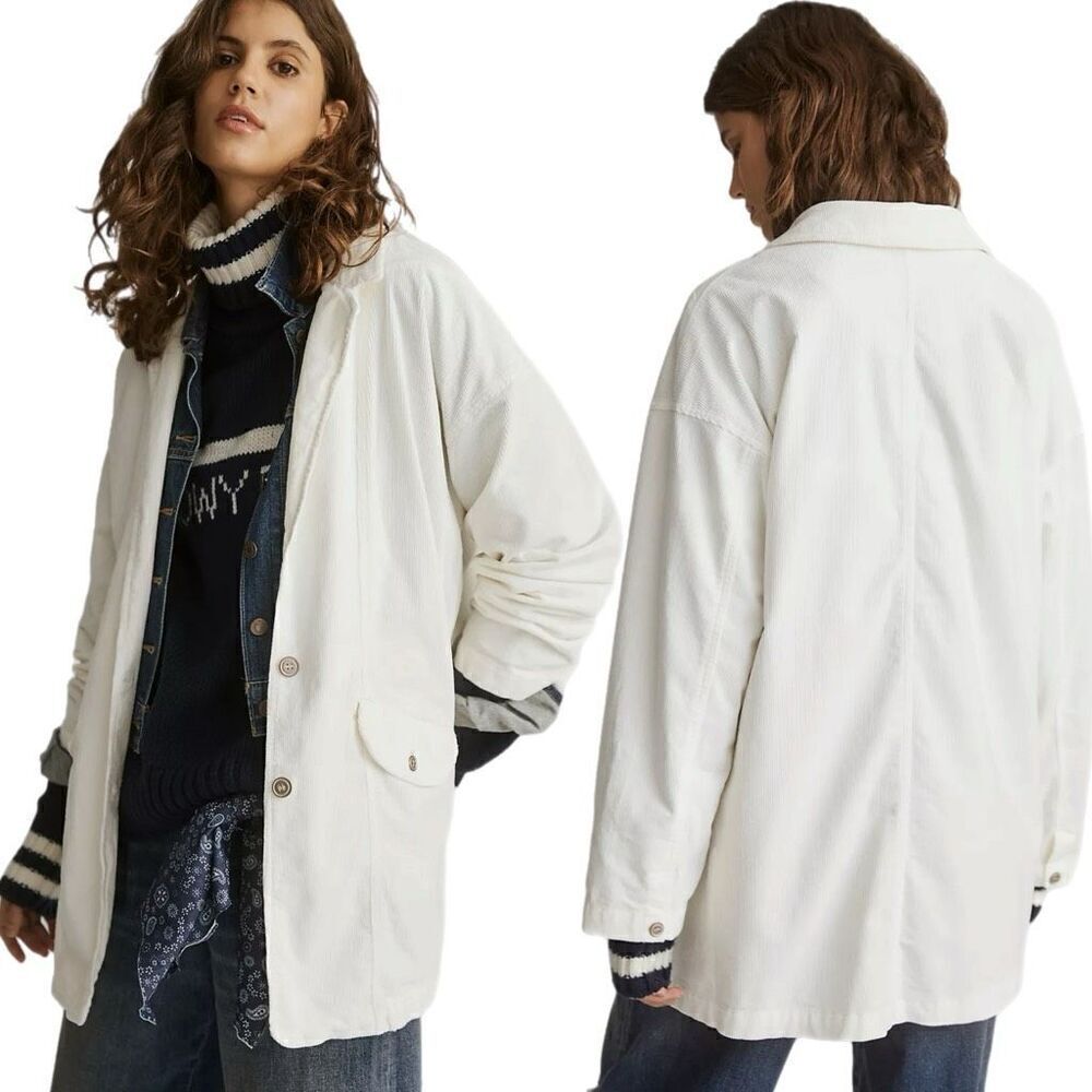 Anthropologie Pilcro Washed Corduroy Blazer